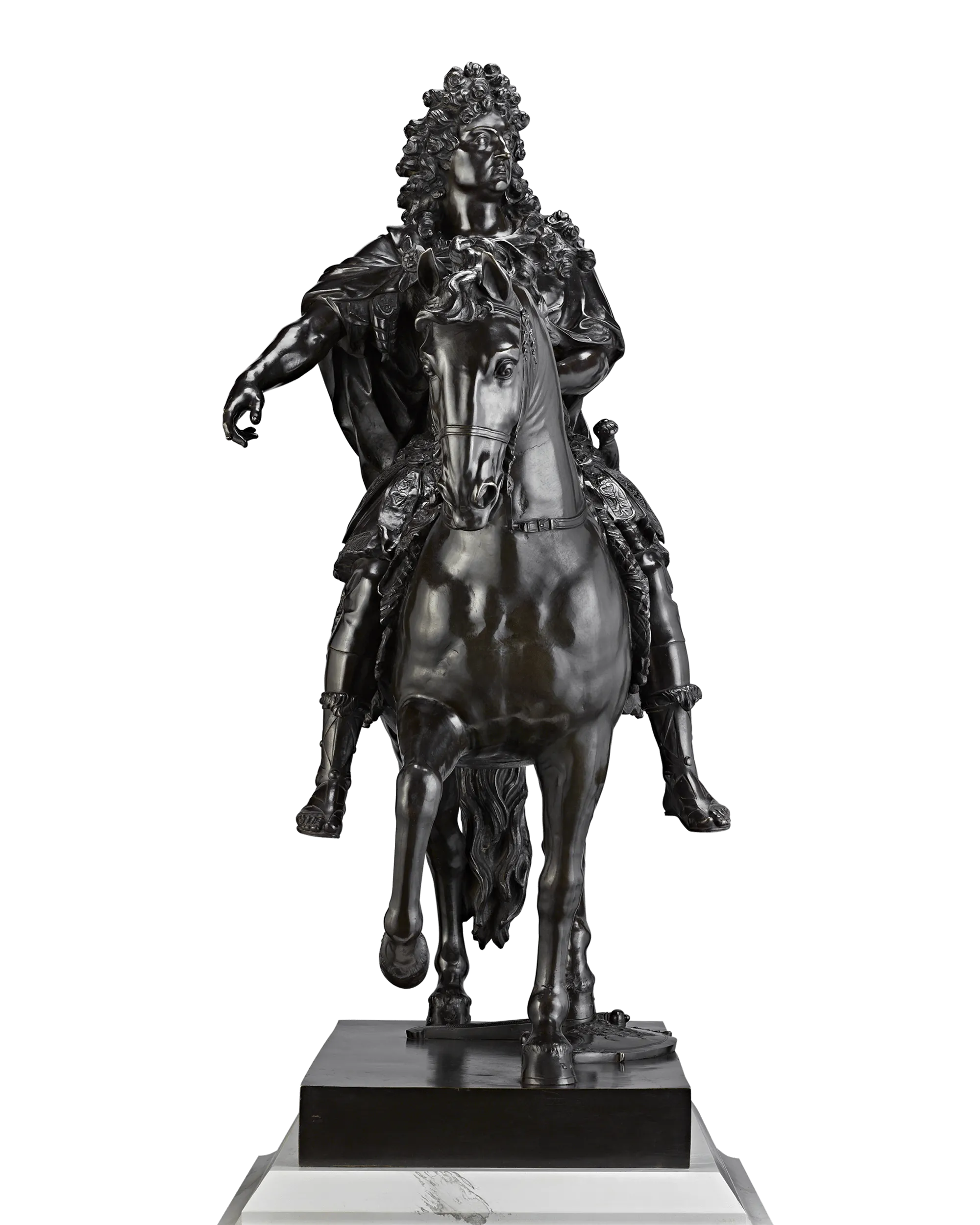 Equestrian Portrait of Louis XIV by Girardon