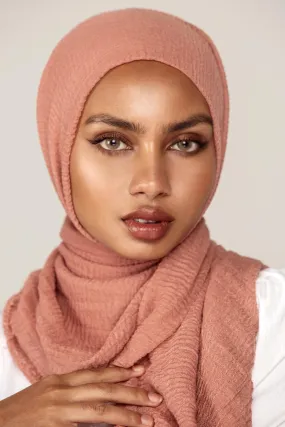 Everyday Crinkle Hijab - Desert Rose