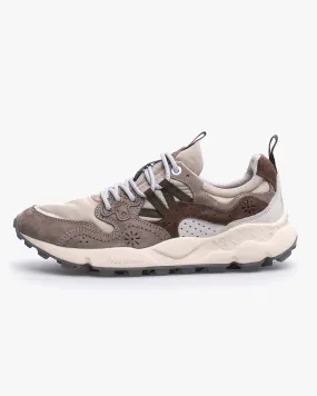 Flower Mountain Yamano 3 Suede & Nylon - Off White / Beige