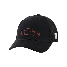 Ford Maverick Outlined Trucker Hat