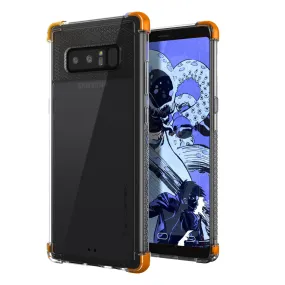 Galaxy Note 8 Ultra Shock Drop Protection Metal Case | Orange