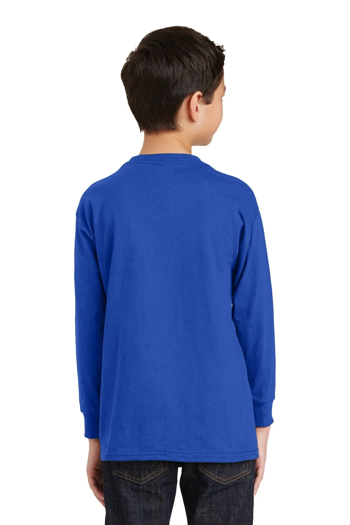 Gildan Youth Heavy Cotton™ 100% Cotton Long Sleeve T-Shirt. 5400B