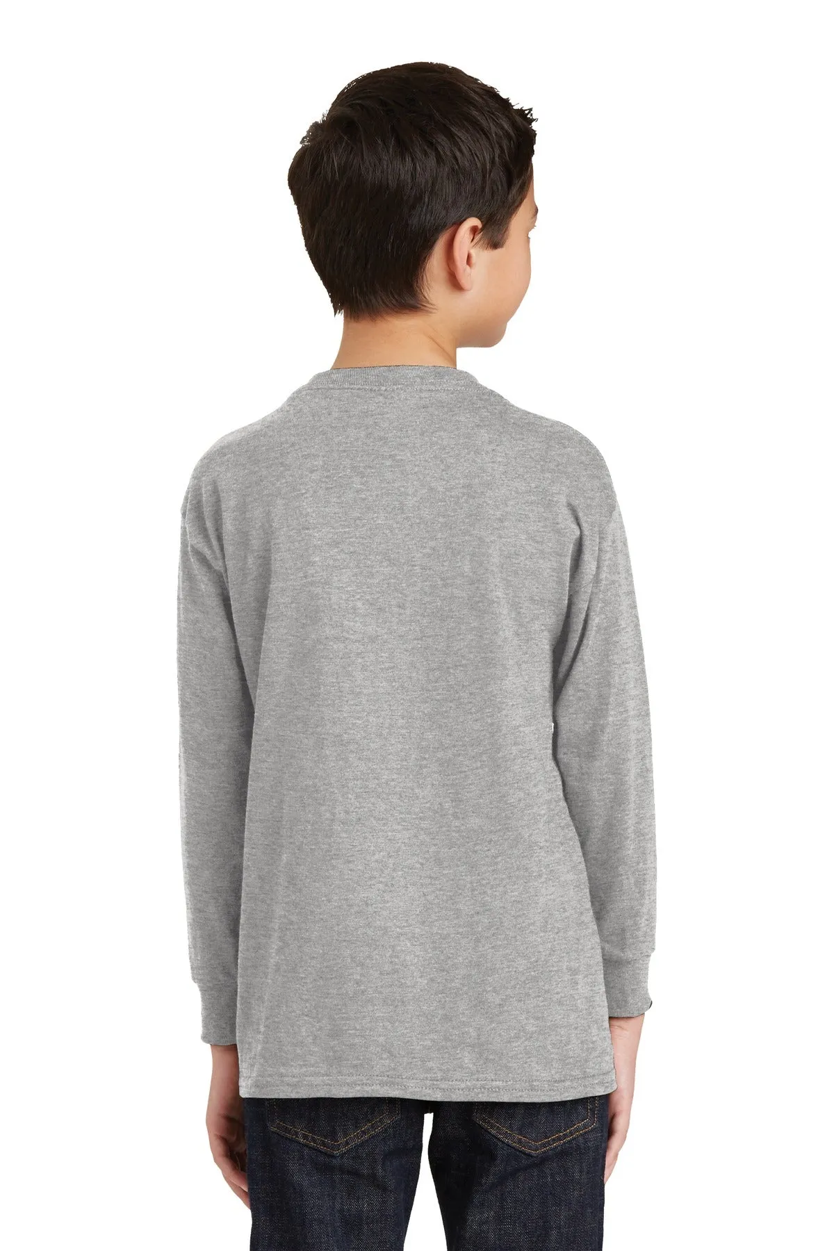 Gildan Youth Heavy Cotton™ 100% Cotton Long Sleeve T-Shirt. 5400B