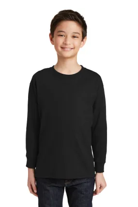 Gildan Youth Heavy Cotton™ 100% Cotton Long Sleeve T-Shirt. 5400B