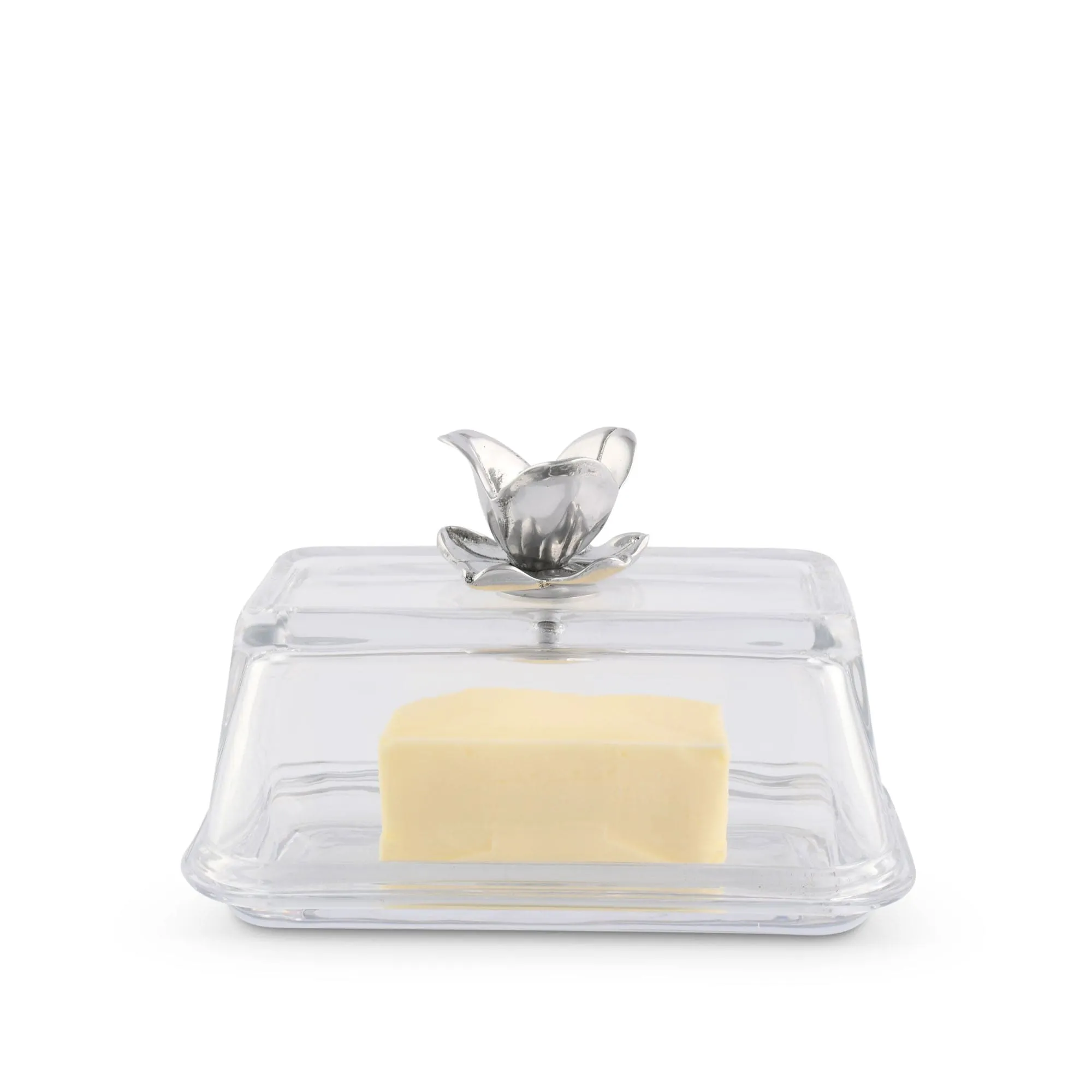 Glass Butter Dish - Magnolia