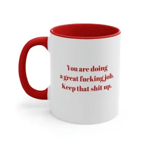 Great Job Mug — Red