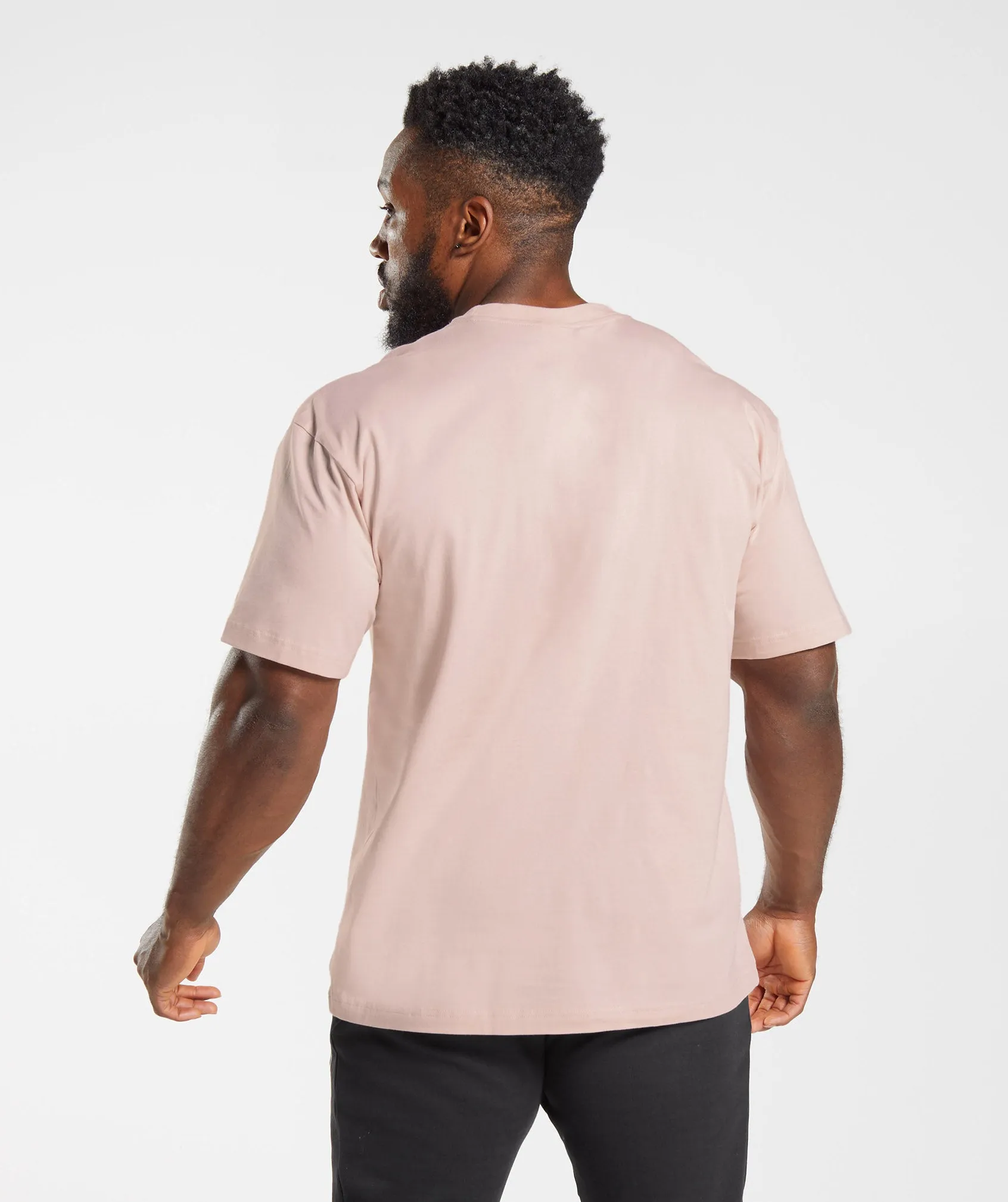 Gymshark Apollo Oversized T-Shirt - Misty Pink