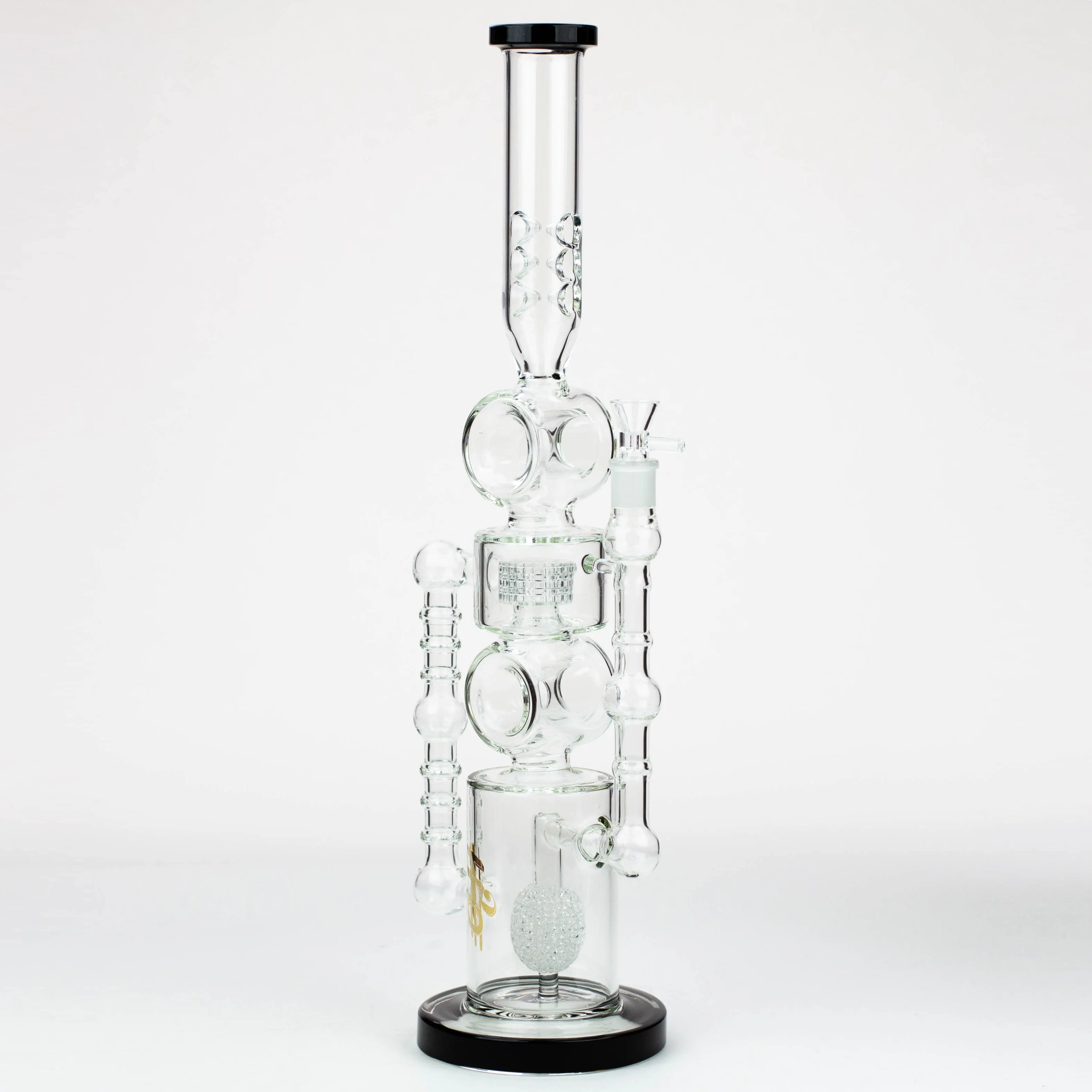 H2O Double Ring Glass Bong 21"