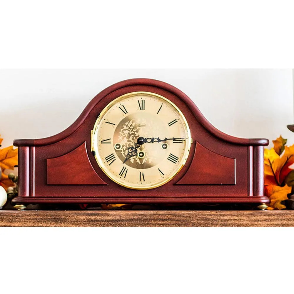 Hermle Acton Tambour Style Mantel Clock - Made In Germany