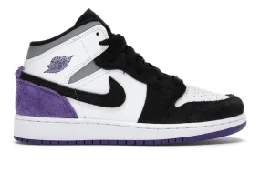 JORDAN 1 MID SE PURPLE (GS)