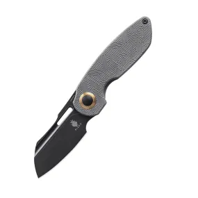 Kizer October 20CV Blade Grey Titanium Handle Ki3569A2 (2.93 Black Stonewash)