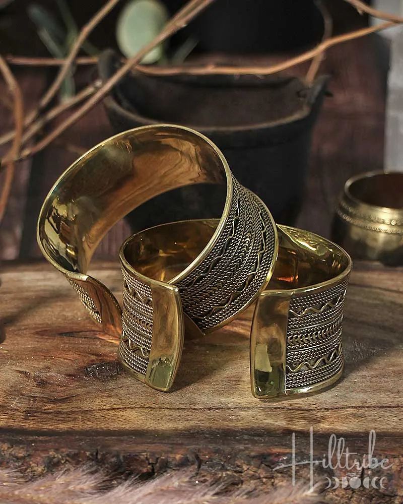 Kombination Brass Bangle