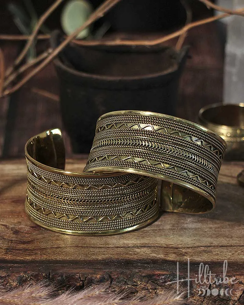 Kombination Brass Bangle