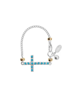 La Vie Side Cross Bracelet