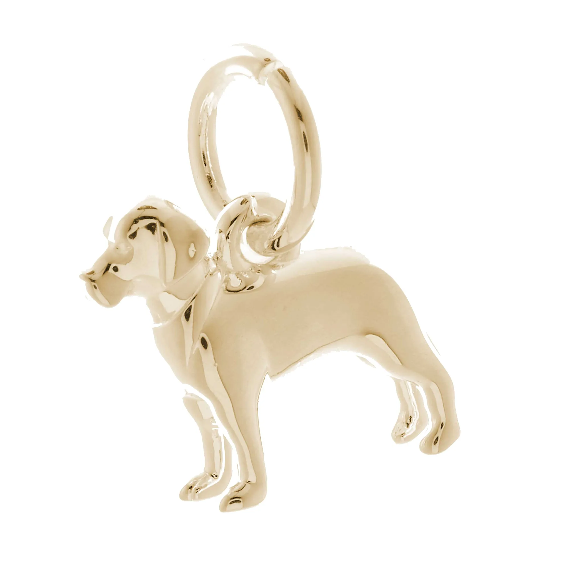 Labrador Solid Gold Dog Charm