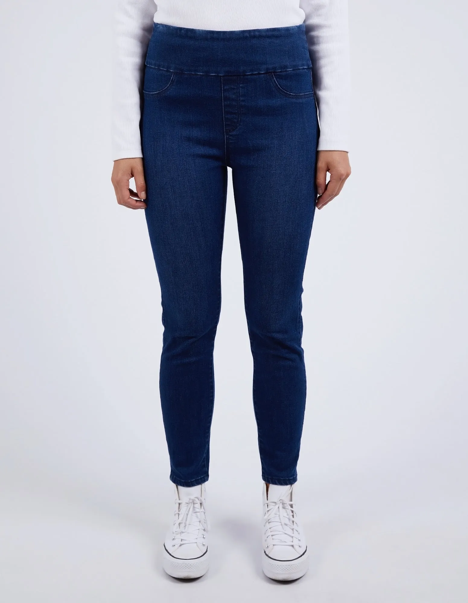 Lenny Stretch Jean Dark Blue Denim