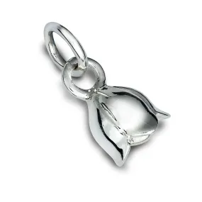 Lily Of The Valley Flower Silver Charm