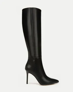 Lisa Leather Tall Boot | Wide-Calf