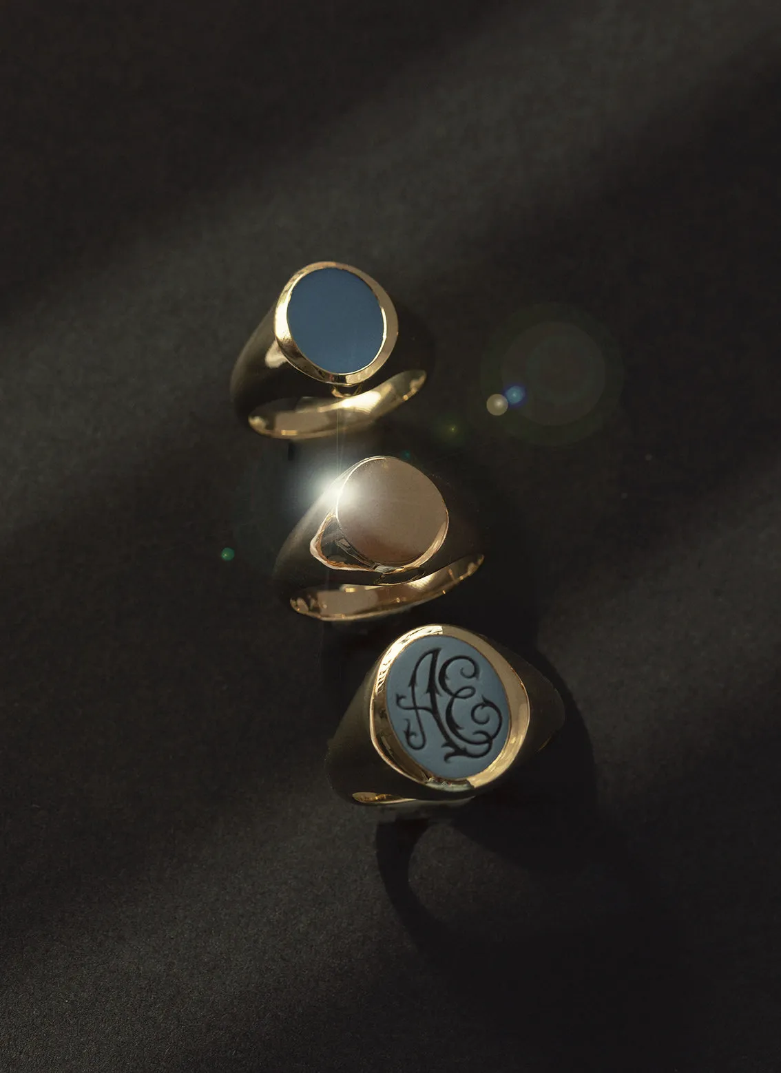 Lous signet ring 14k gold