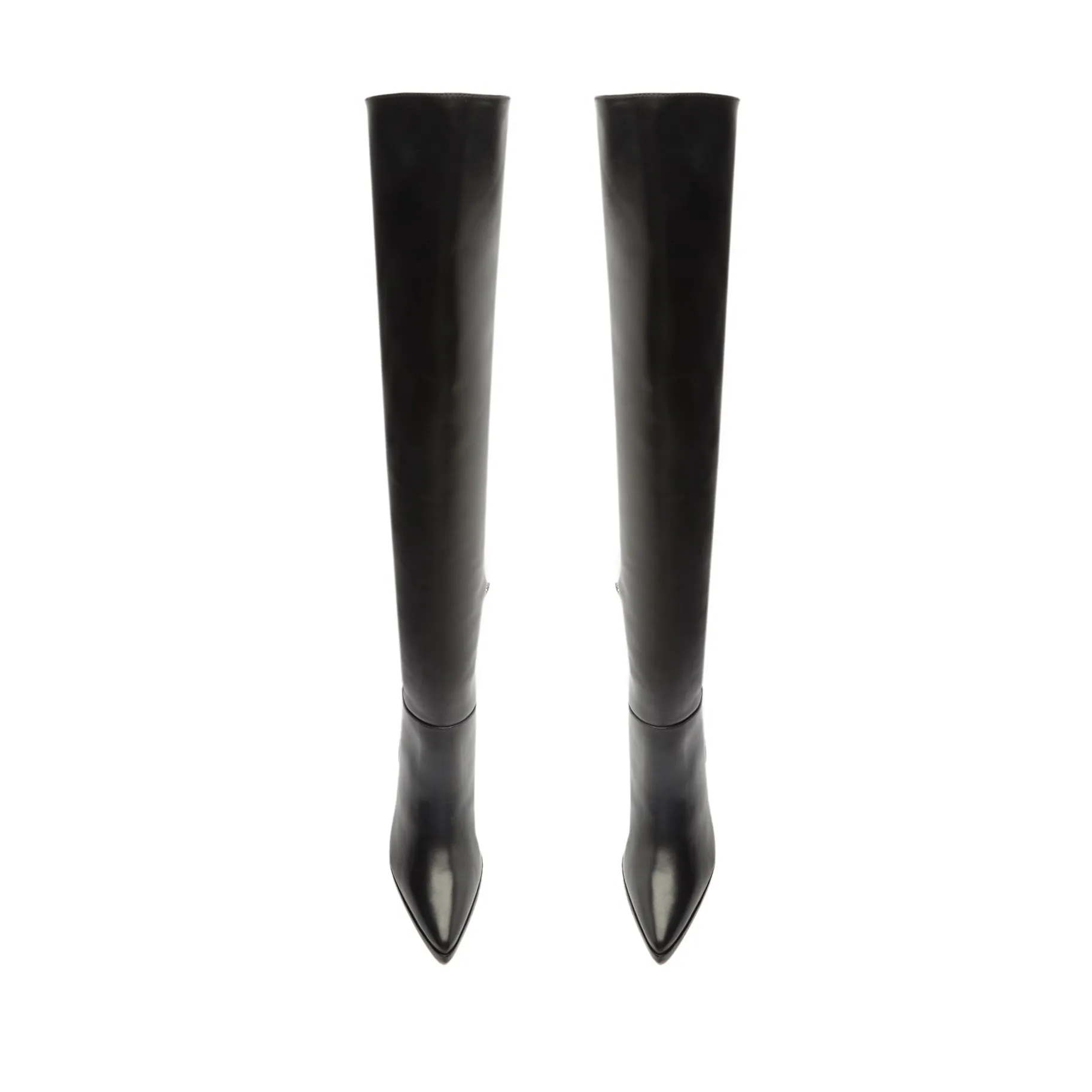 Magali Block Over the Knee Leather Boot