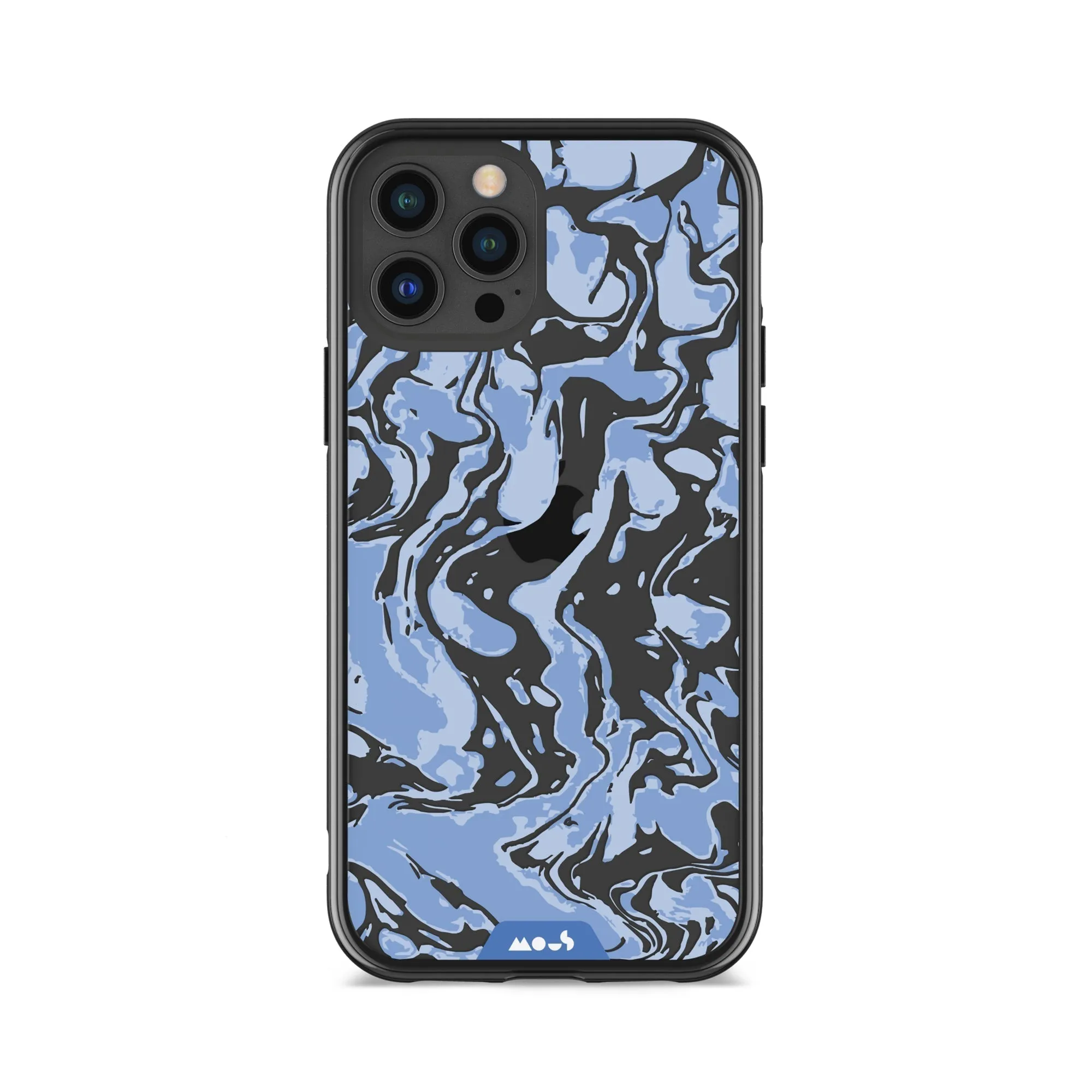 Marbled Sky Blue Printed Phone Case - Clarity