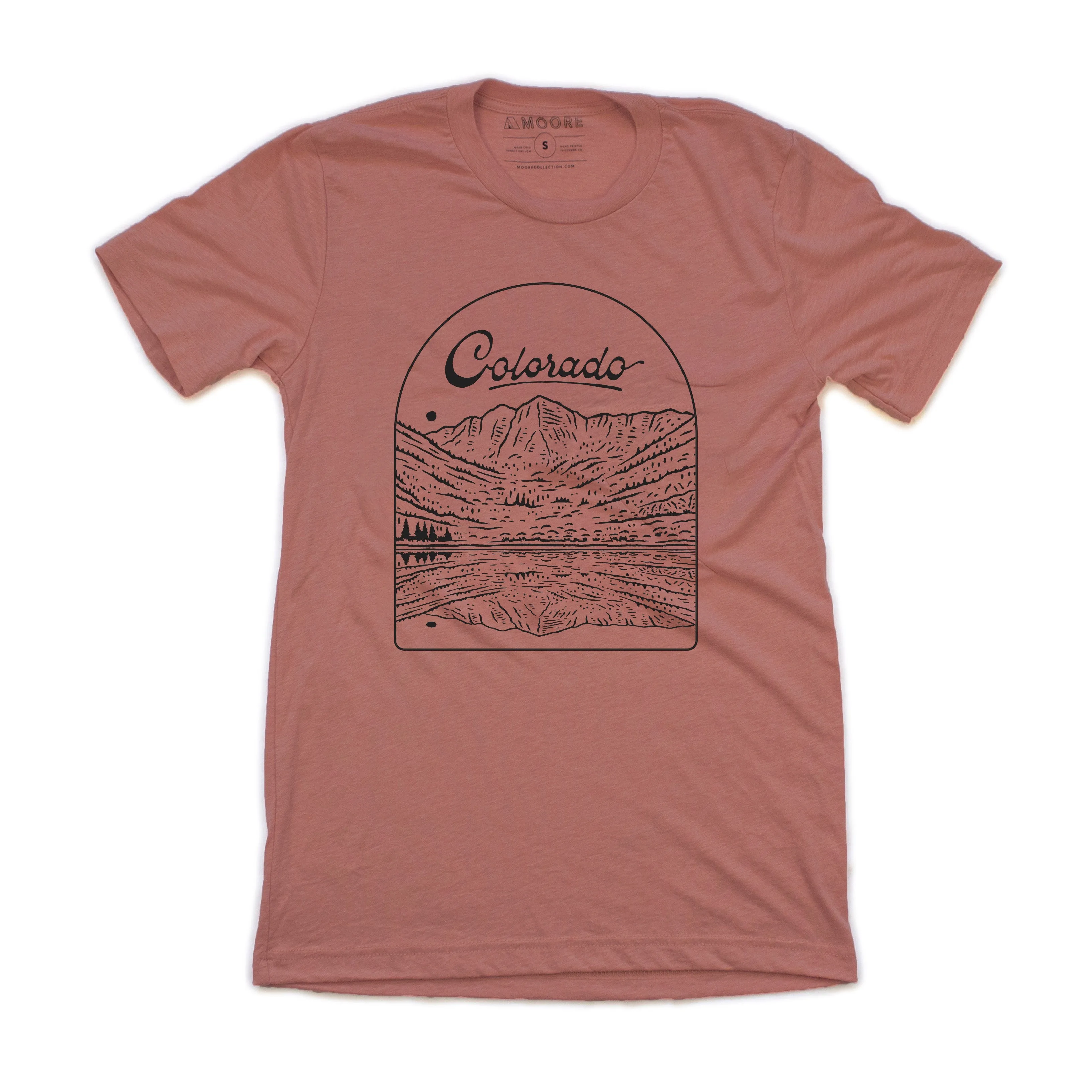 Maroon Bells Tee-Mauve