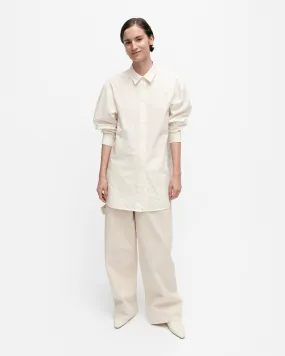 muoto piirto unikko cotton poplin shirt