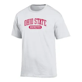 Ohio State Buckeyes Arched OSU Buckeyes Outta Town White T-Shirt