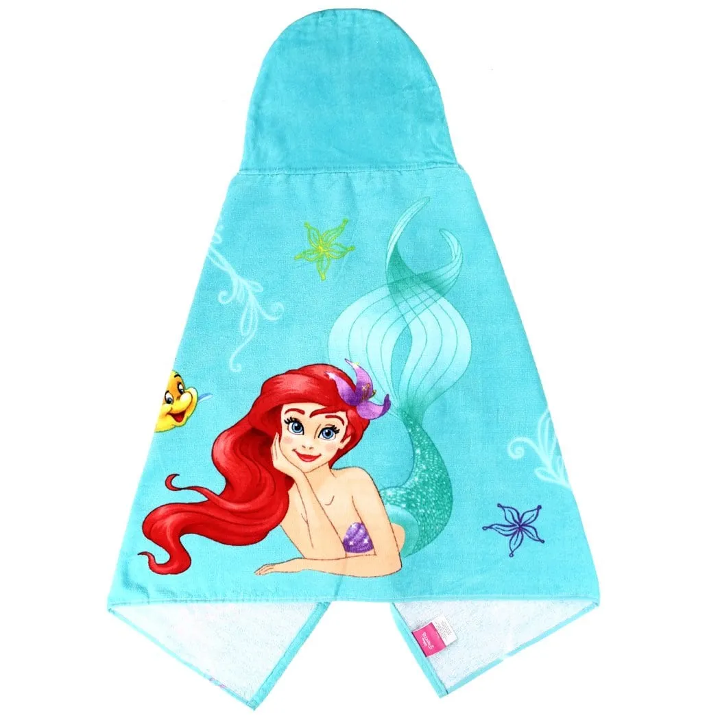 Personalized Embroidered Hooded Towel - Little Mermaid