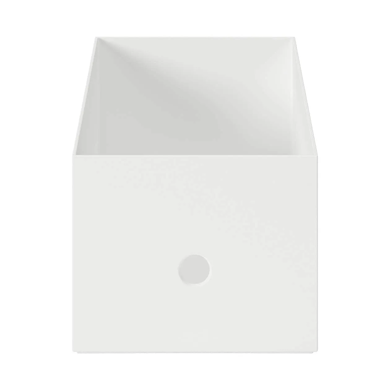 PP File Box - White Grey 1/2 Wide