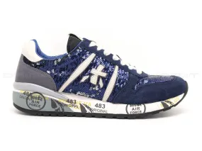 Premiata Diane paillettes blu