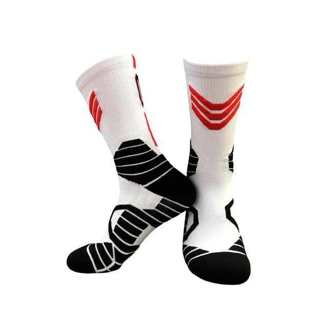 Professional Super Star Basketball Socks Elite Thick Sports Socks Non-slip Durable