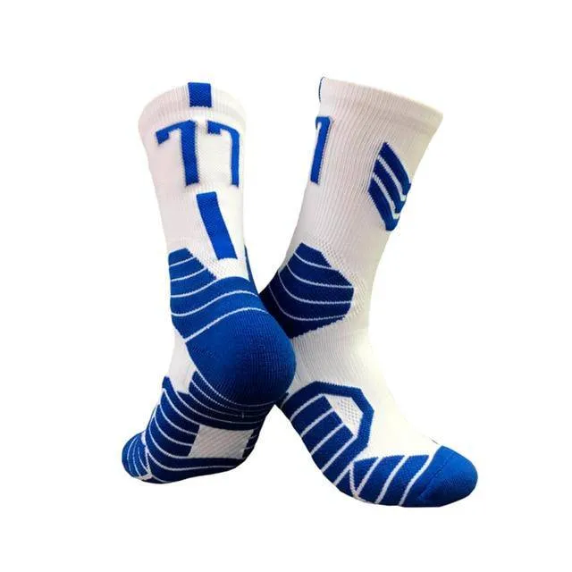 Professional Super Star Basketball Socks Elite Thick Sports Socks Non-slip Durable