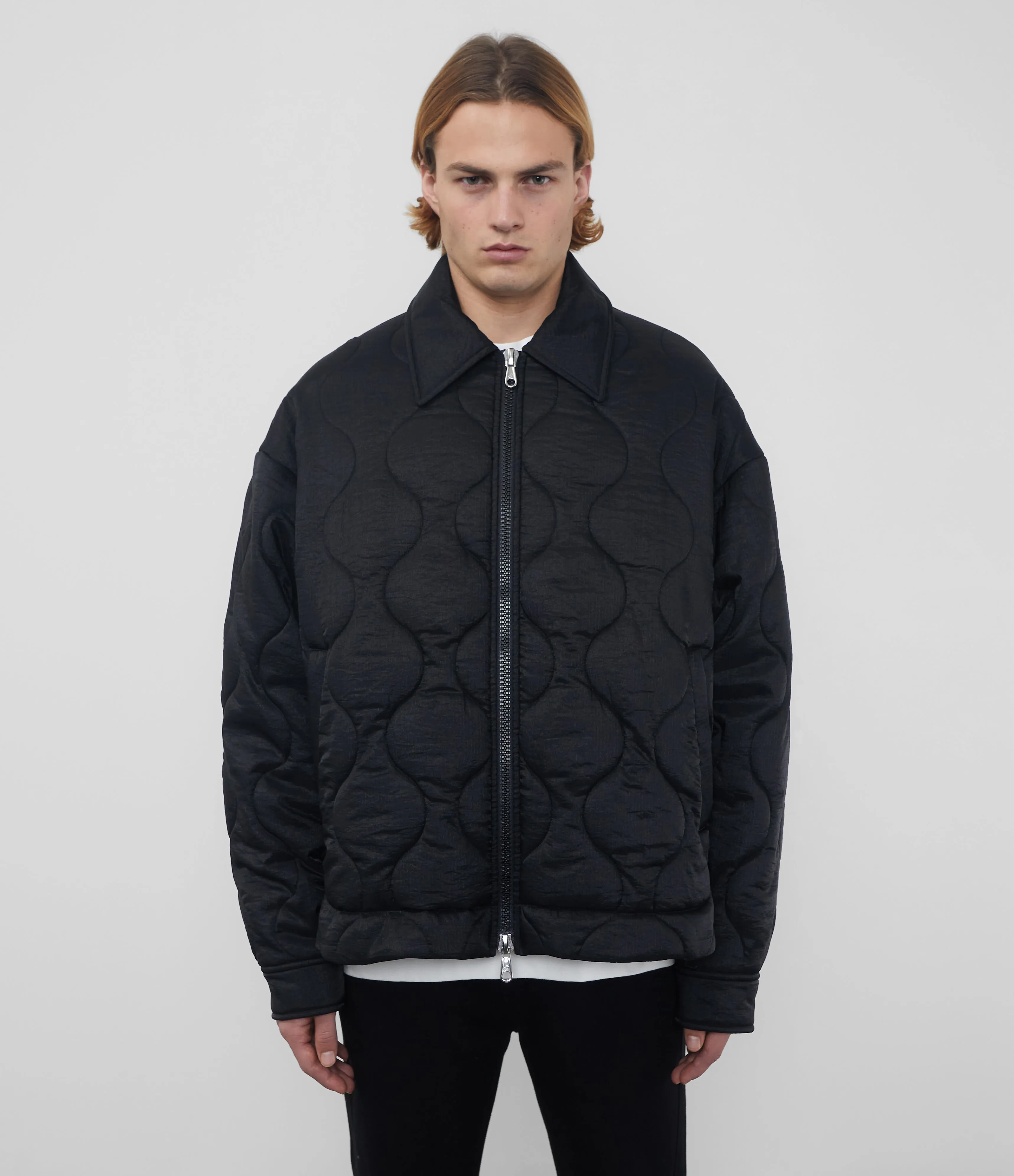 QUILTED RIPSTOP OVERSHIRT