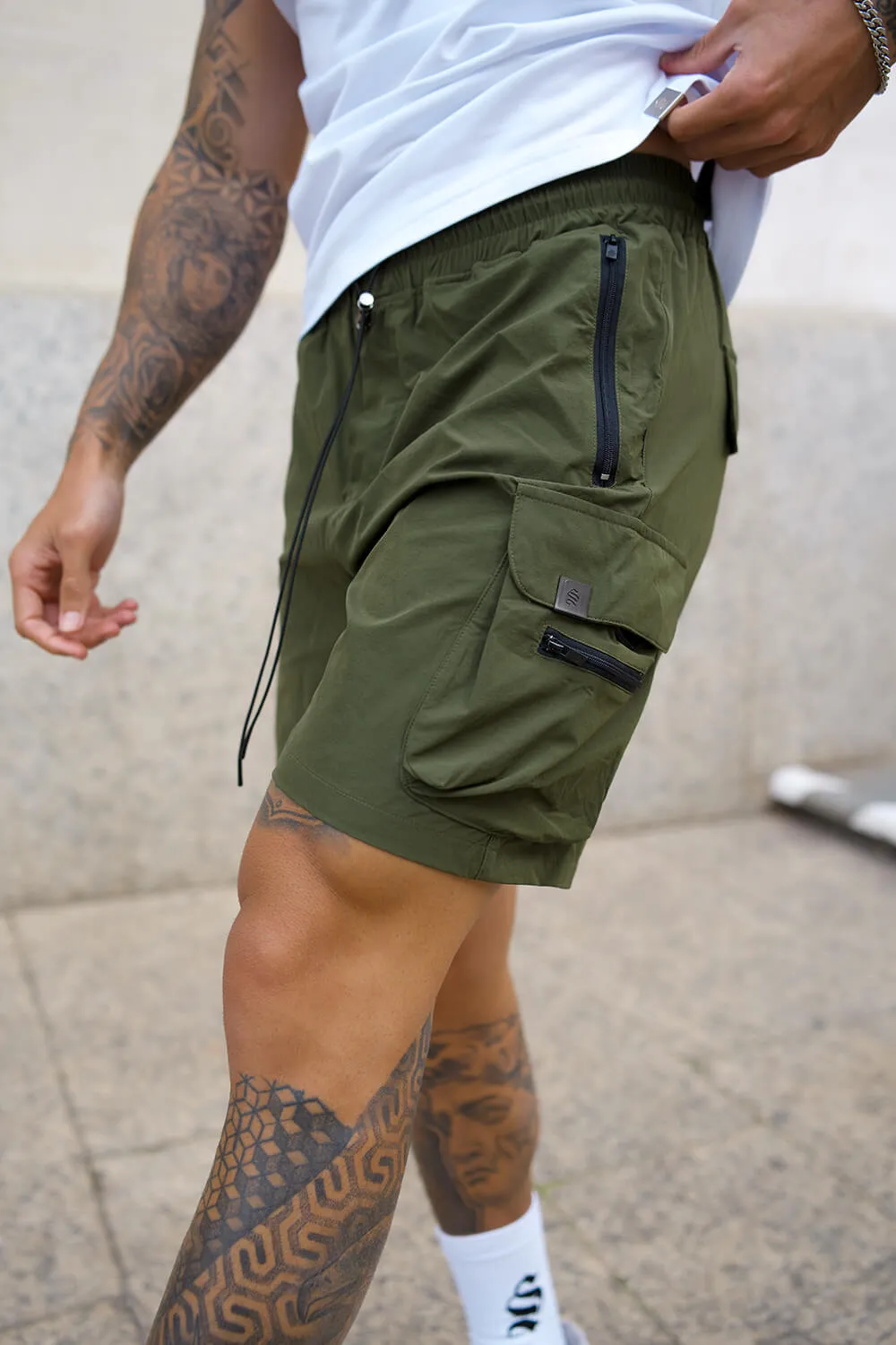 Raptor Cargo Shorts - Khaki