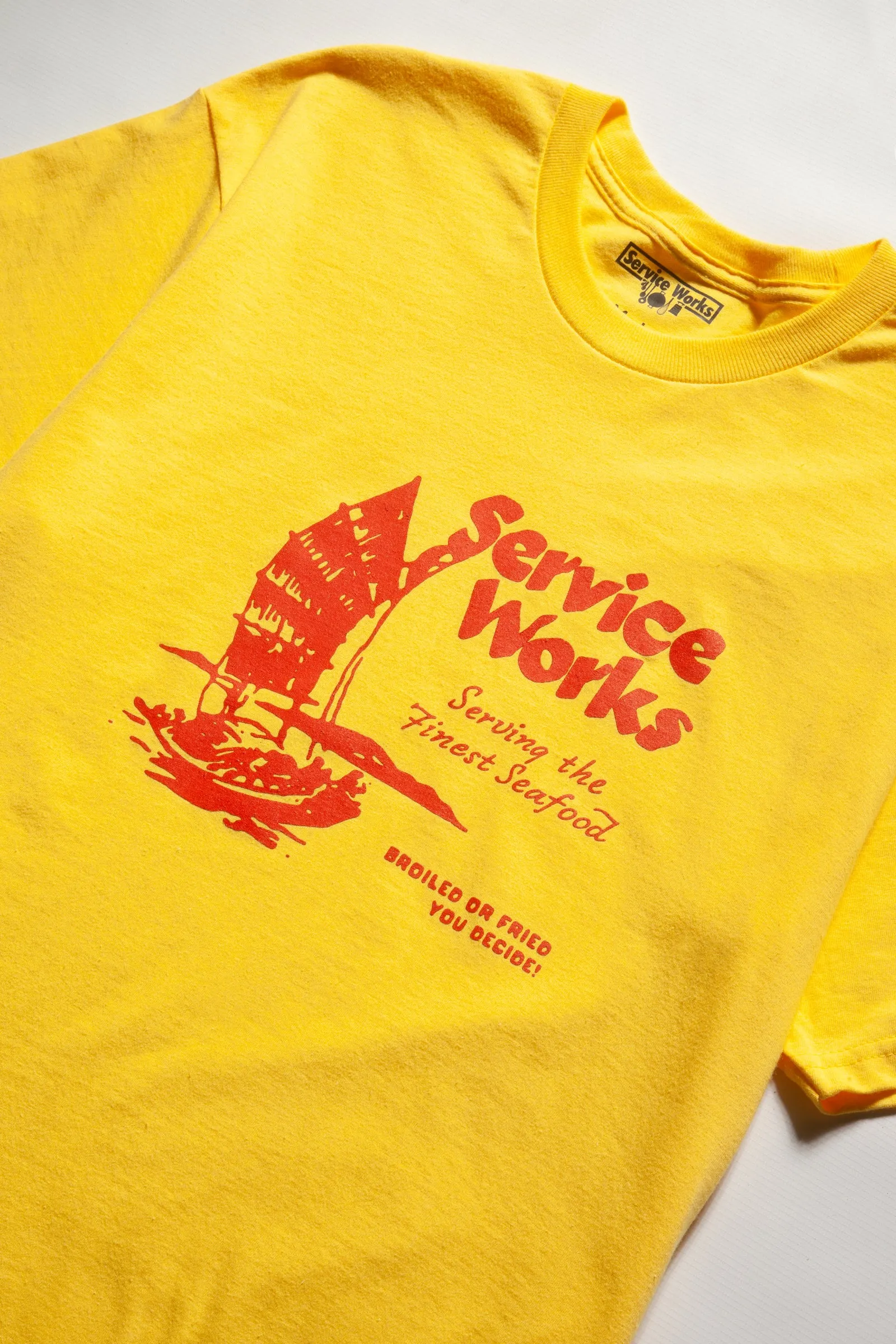 Service Works - Sail Away Tee - Yellow