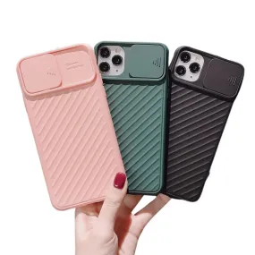 Shockproof Sliding Camera Protector Phone Case For iPhone