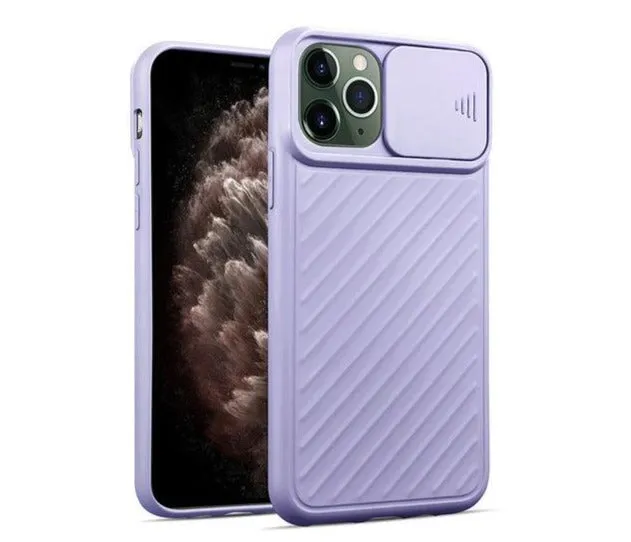 Shockproof Sliding Camera Protector Phone Case For iPhone