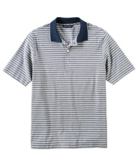 Stretch Cotton Stripe Polo Shirt