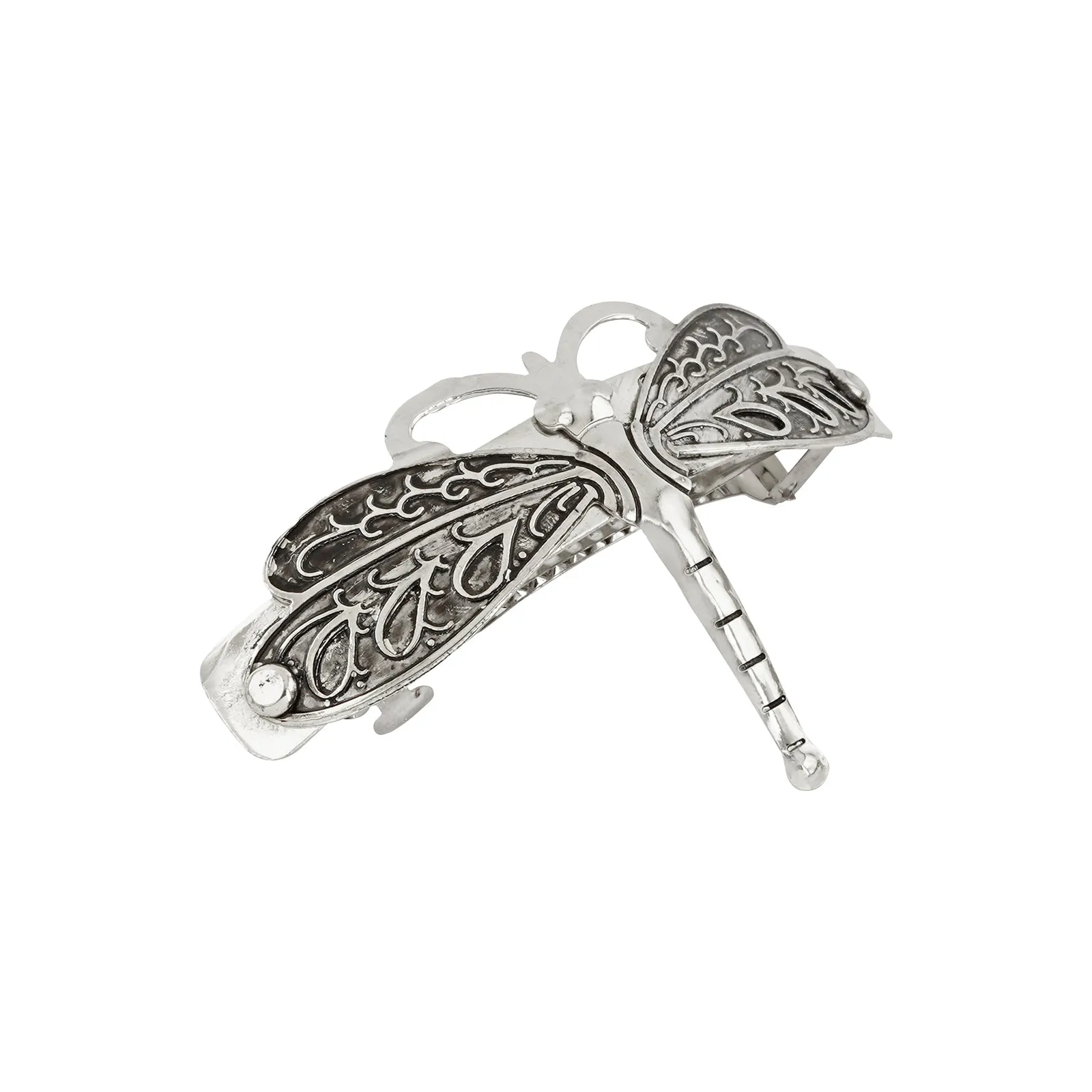 Teejh Amyra Silver lossy Hair Pin