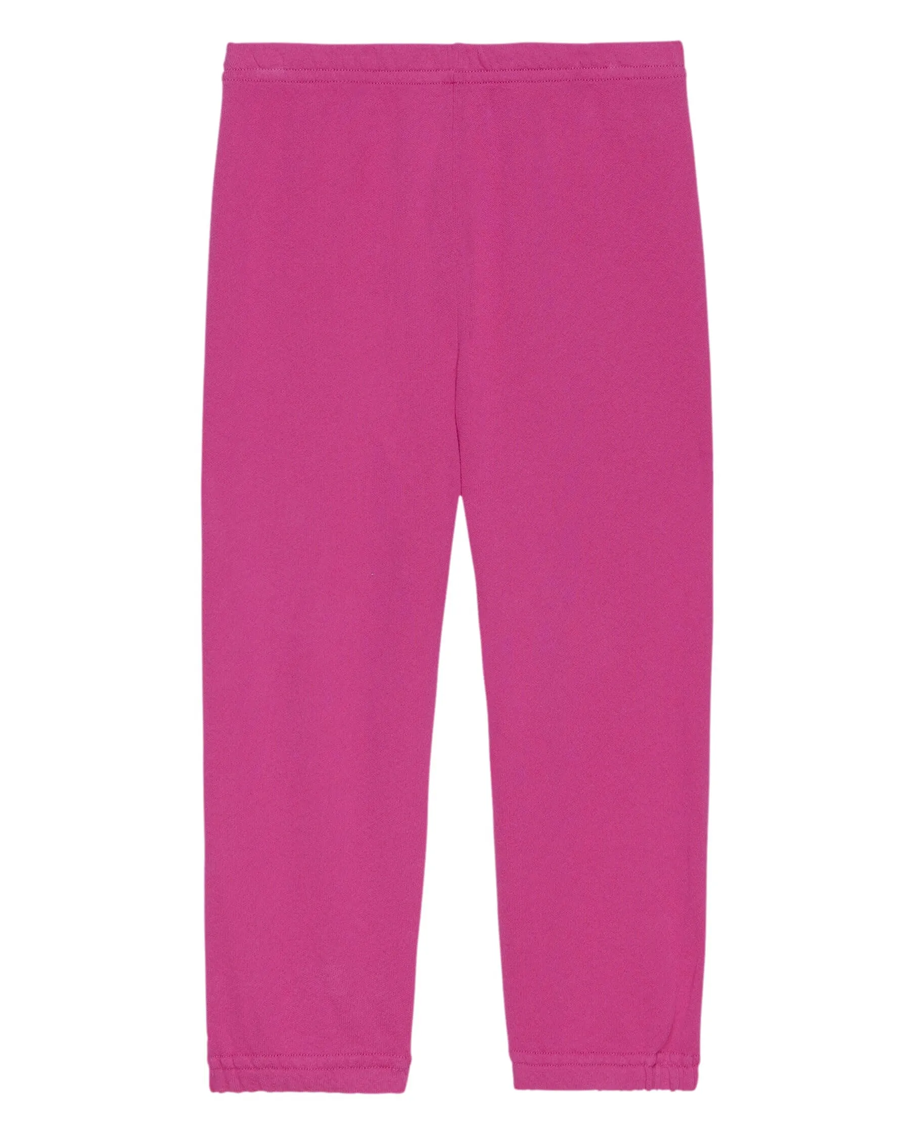 The Little Stadium Sweatpant. Solid -- Fuchsia