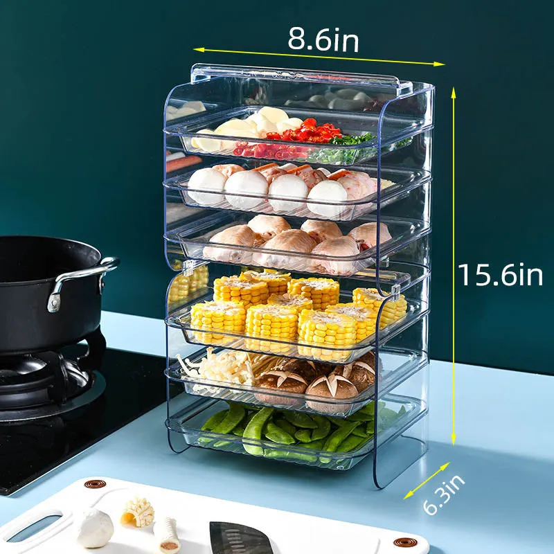 Vegetable Preparation Tray and Organizer