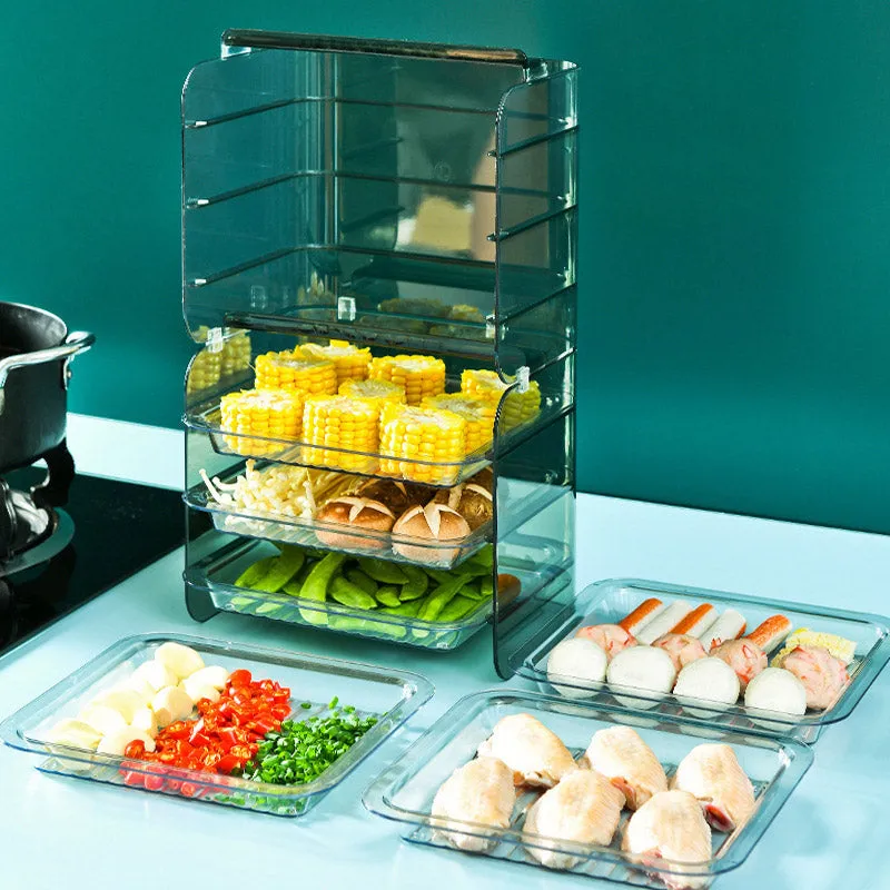 Vegetable Preparation Tray and Organizer