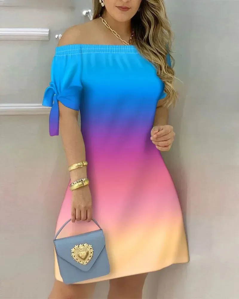 Vestido Elegante com Estampa