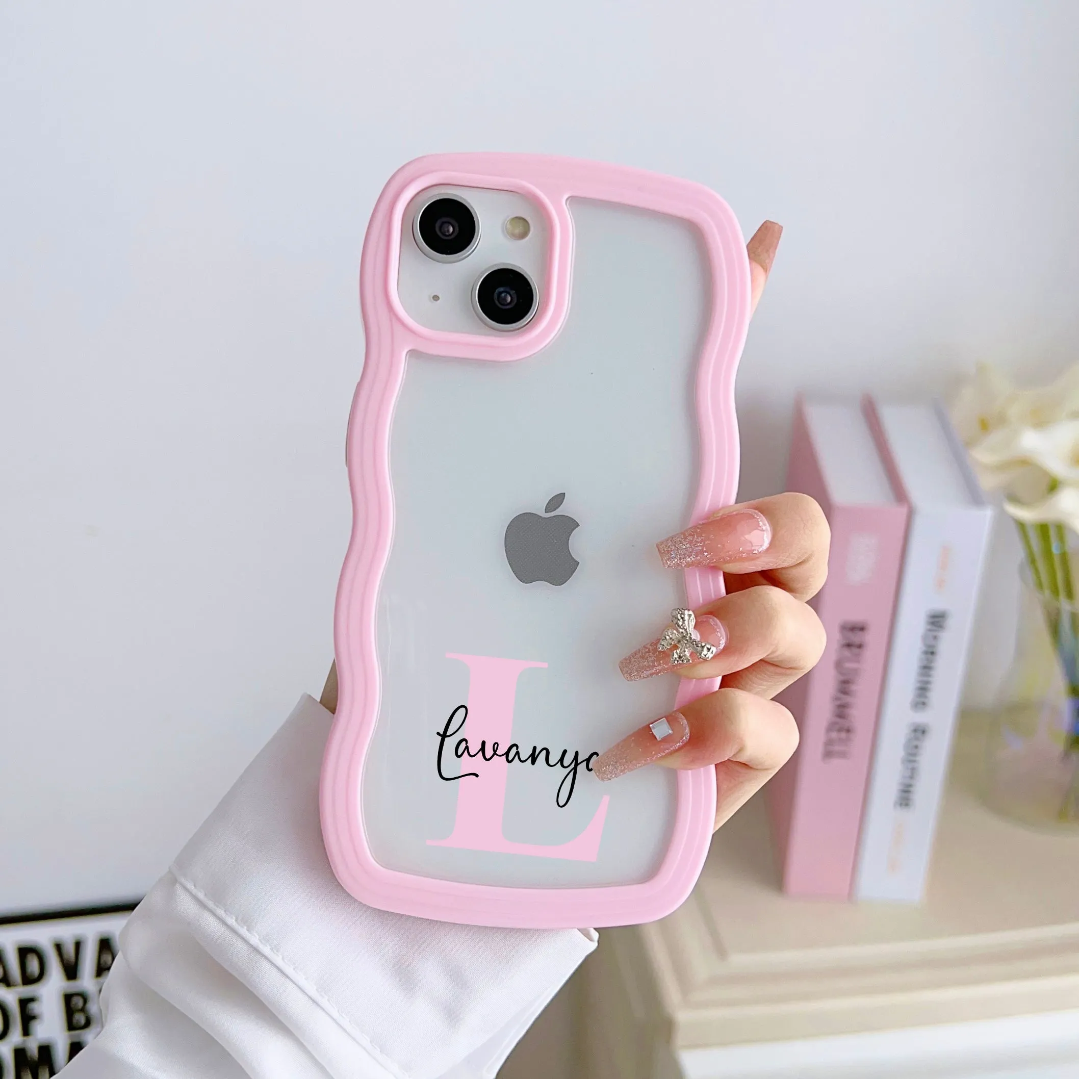 Wawy Style Customised Silicon Case for iPhone  ( Pink )