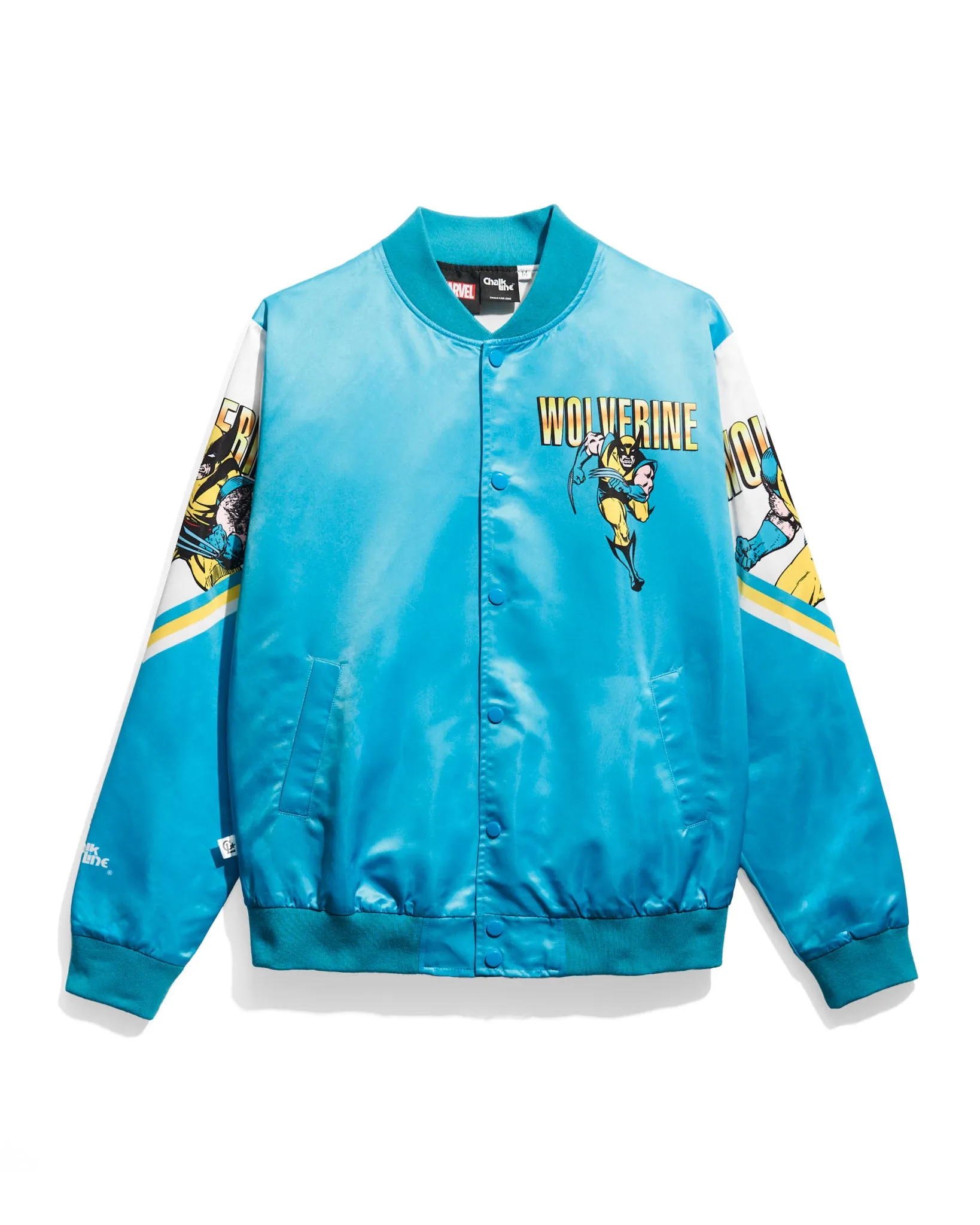 Wolverine Classic Blue Fanimation Satin Jacket